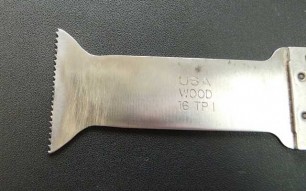 Oscillating-Tool Blade Reconditioning